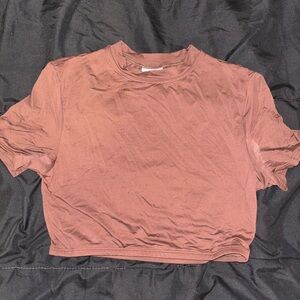 PINK Victoria's Secret Brown Crop Top